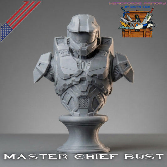 Master Chief Bust 3D Printed Collectible