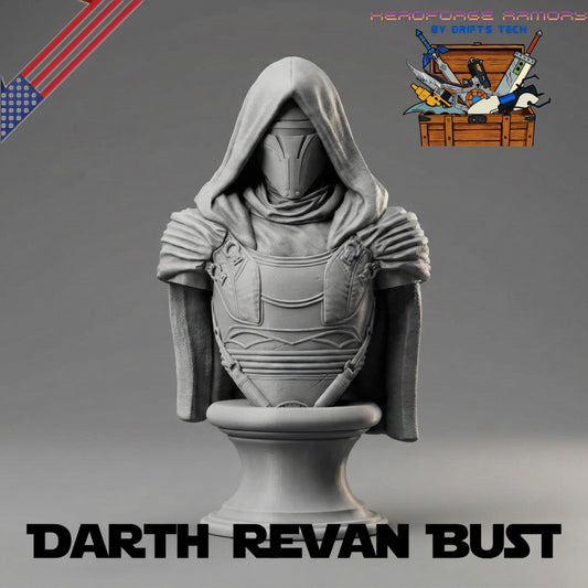 Darth Revan Bust 3D Printed Collectible